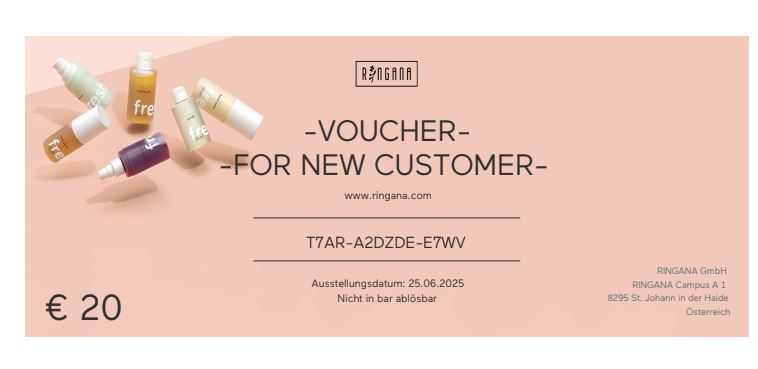 Ringana Digitaler Gutschein für Neukunden