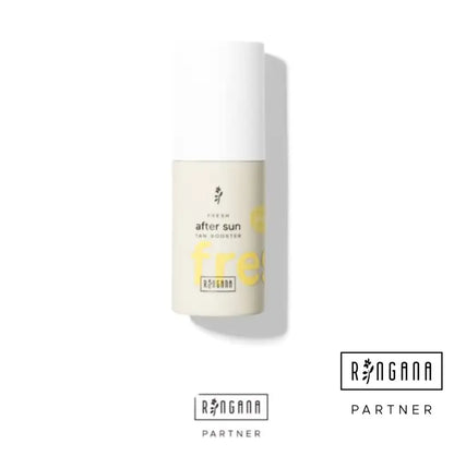 FRESH after sun shine & tan booster BRÄUNUNGSPFLEGE MIT NATÜRLICHEM SCHIMMER